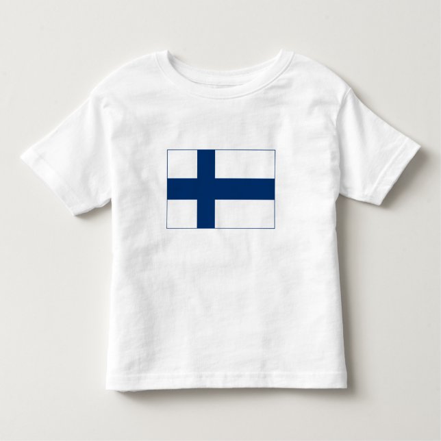 Finland Flag Toddler T-Shirt (Front)
