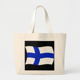 Finland Flag Tote Bag