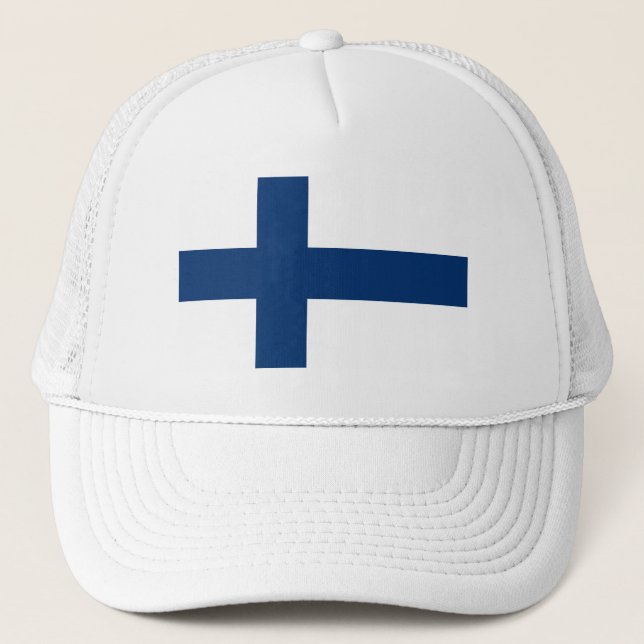 Finland Flag Trucker Hat (Front)