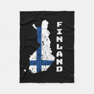 Finland Fleece Blanket