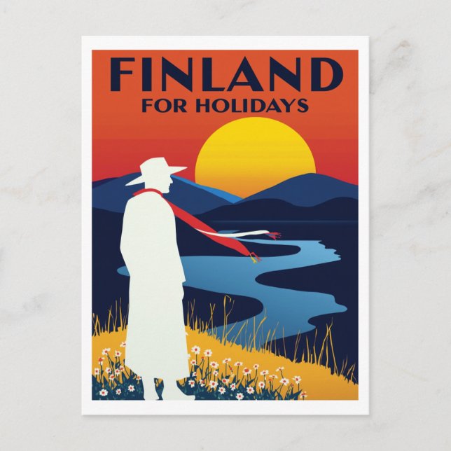 Finland for Holidays Summer Landscape Postcard (Front)