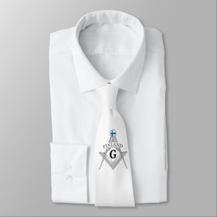 Finland freemasonry sign tie