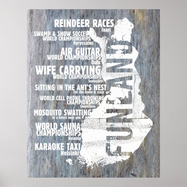 Finland Funland List 4 Colossal Poster/Print Poster (Front)