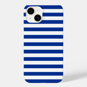 finland greece israel flag stripes blue white line Case-Mate iPhone 14 case