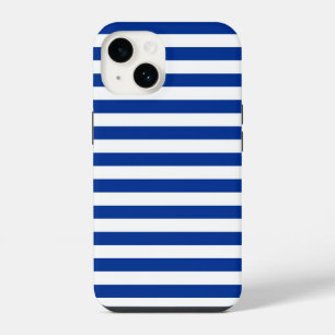 finland greece israel flag stripes blue white line iPhone 14 case