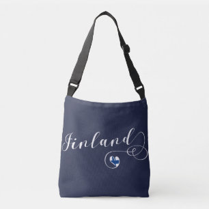 Finland Heart Bag, Finnish Finn Crossbody Bag