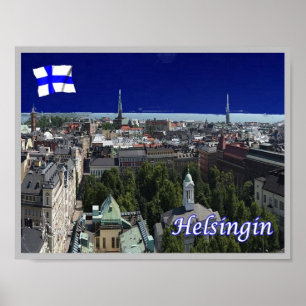 Finland - Helsinki - Helsingfors - Poster