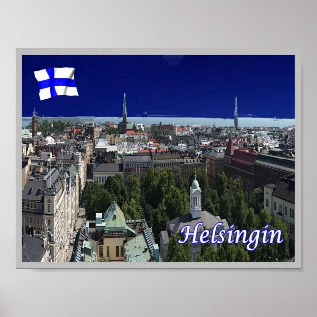 Finland - Helsinki - Helsingfors - Poster (Front)