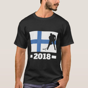 Finland Hockey Hooded T-Shirt