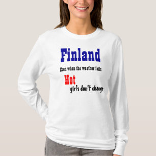 Finland hot girls t-shirts