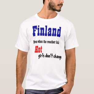 Finland hot girls t-shirts