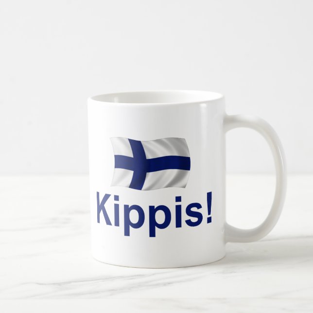 Finland Kippis! (Cheers!) Coffee Mug (Right)