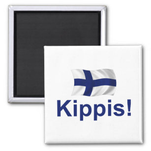 Finland Kippis! (Cheers!) Magnet