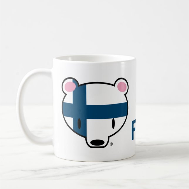 Finland kuma-chan coffee mug (Left)