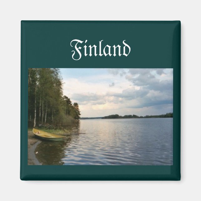 Finland Lake Magnet (Front)