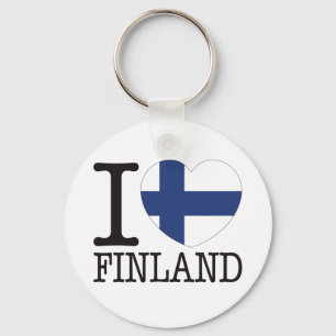 Finland Love v2 Key Ring