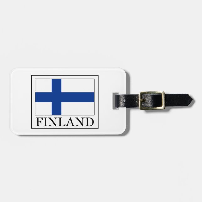 Finland Luggage Tag (Front Horizontal)