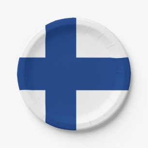 Finland Paper Plate
