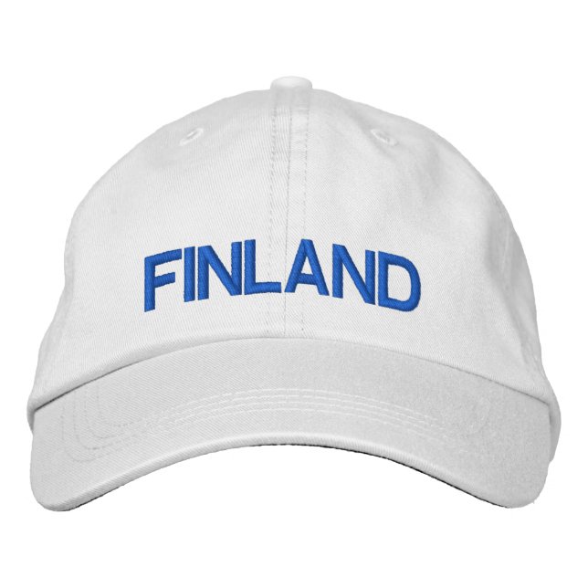 Finland* Personalised Adjustable Hat (Front)