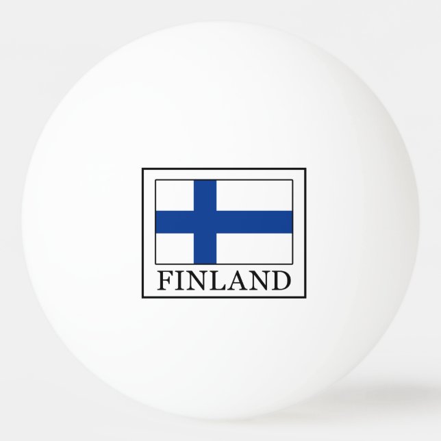 Finland Ping Pong Ball (Front)
