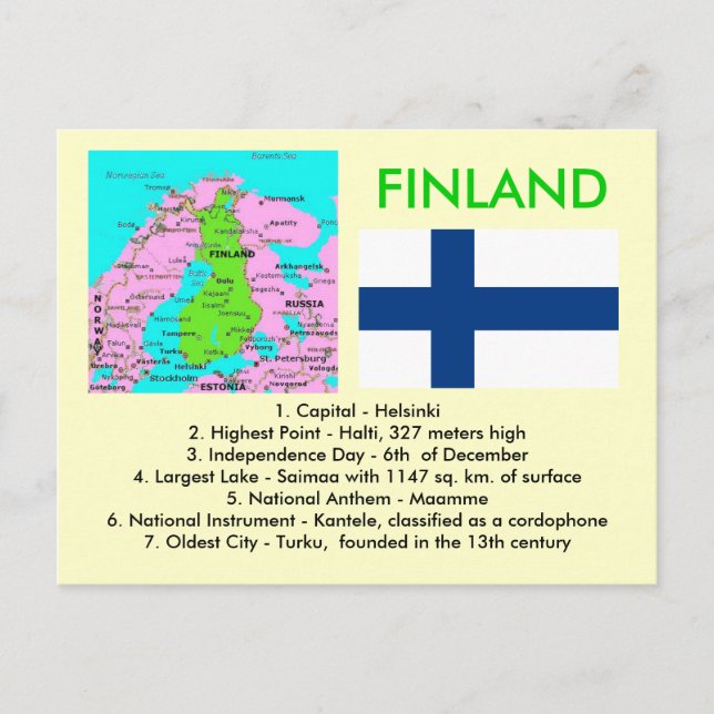 Finland Postcard (Front)