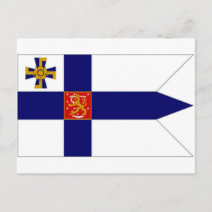 Finland President Flag Postcard