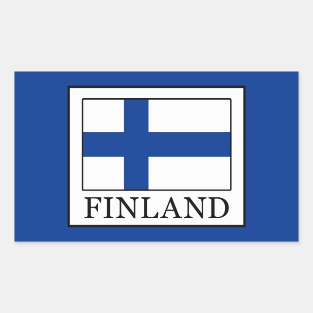 Finland Rectangular Sticker (Front)