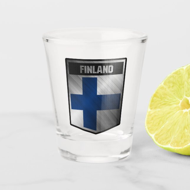 Finland Shot Glass (Front)