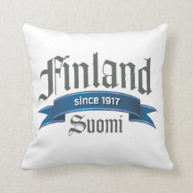 Finland Since 1917 Double-sided Pillow