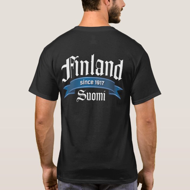 Finland Since 1917 Rev Back T-Shirt (Back)