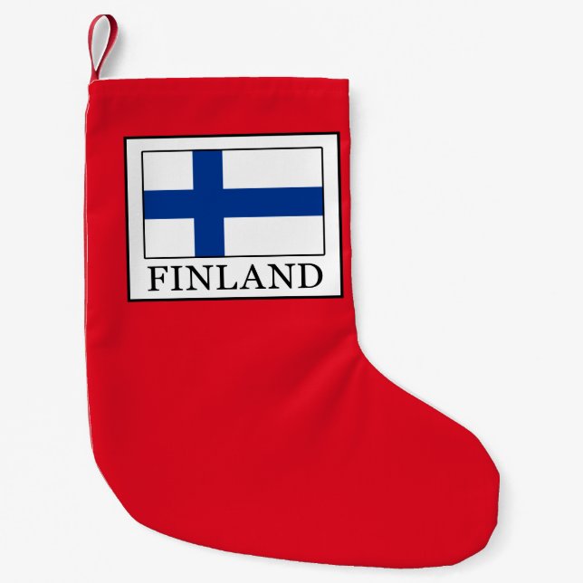 Finland Small Christmas Stocking (Front)