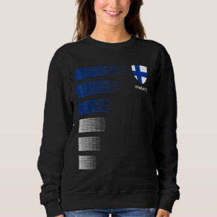 Finland Soccer Jersey Sweatshirt