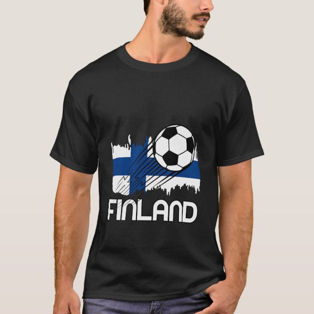 Finland Soccer T-Shirt (Front)