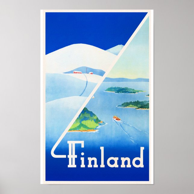 Finland, Summer and Winter, Poster (Front)