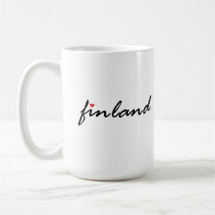 Finland Suomi. I love Finland Coffee Mug