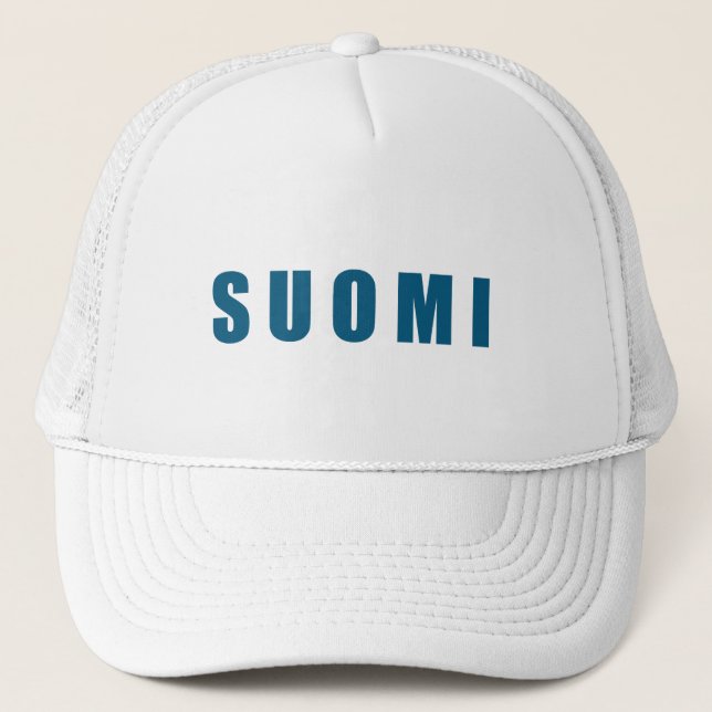 Finland Suomi Trucker Hat (Front)