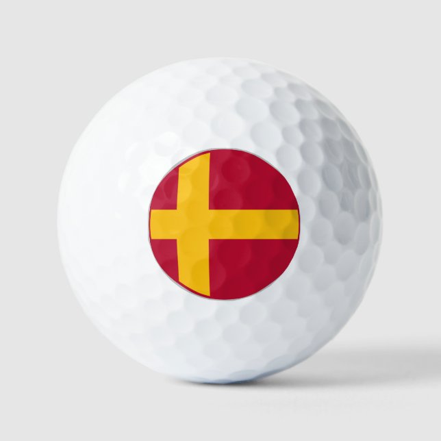 Finland Swede Flag Golf Balls (Front)