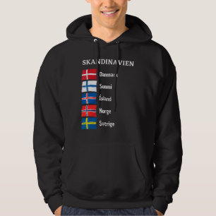 Finland Sweden Norway Svergie Suomi Iceland Scandi Hoodie