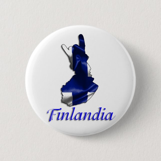 finlandia 6 cm round badge (Front)