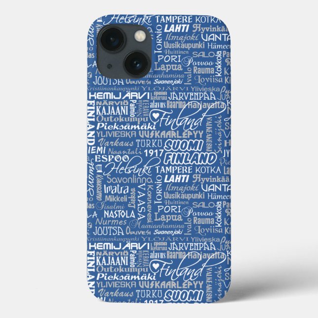 Finland's Towns iPad cases (Back)