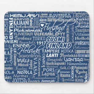 Finland's Towns mousepad
