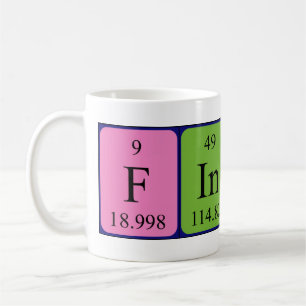Finlay periodic table name mug