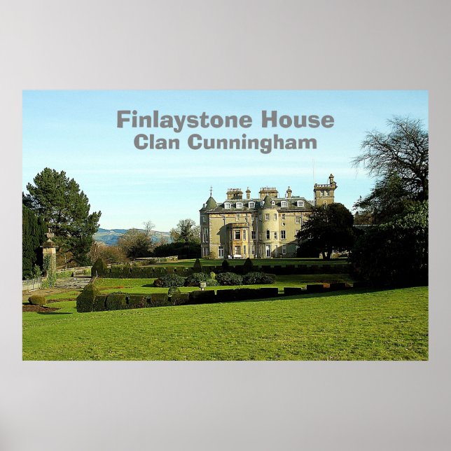 Finlaystone House – Clan Cunningham Poster (Front)