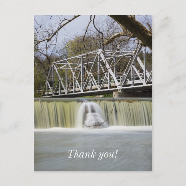 Finley Dam After The Rain Postcard (Front)