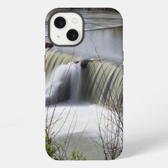 Finley Dam Waterfall iPhone Case (Back)
