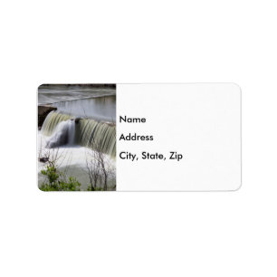 Finley Dam Waterfall Label