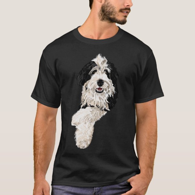 Finley the Bernadoodle T-Shirt (Front)