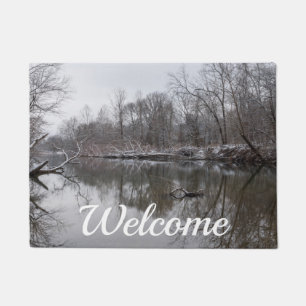 Finley Winter Reflections Welcome Doormat