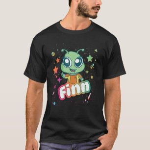 FINN - Cute Boy Name with cute Alien T-Shirt
