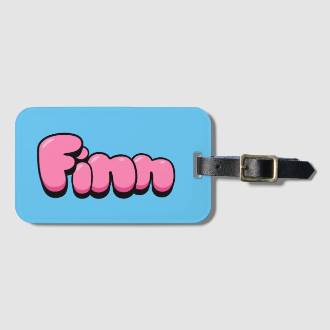 Finn Luggage Tag (Front Horizontal)